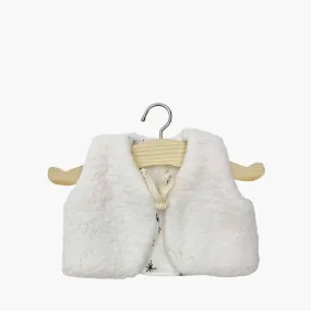 Minikane Paola Reina Baby Doll Gilet – Sherpa Écru