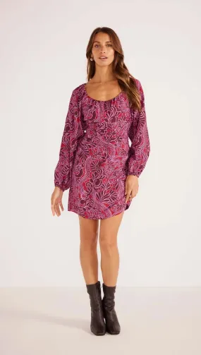 MinkPink Chiara Ruched Mini Dress