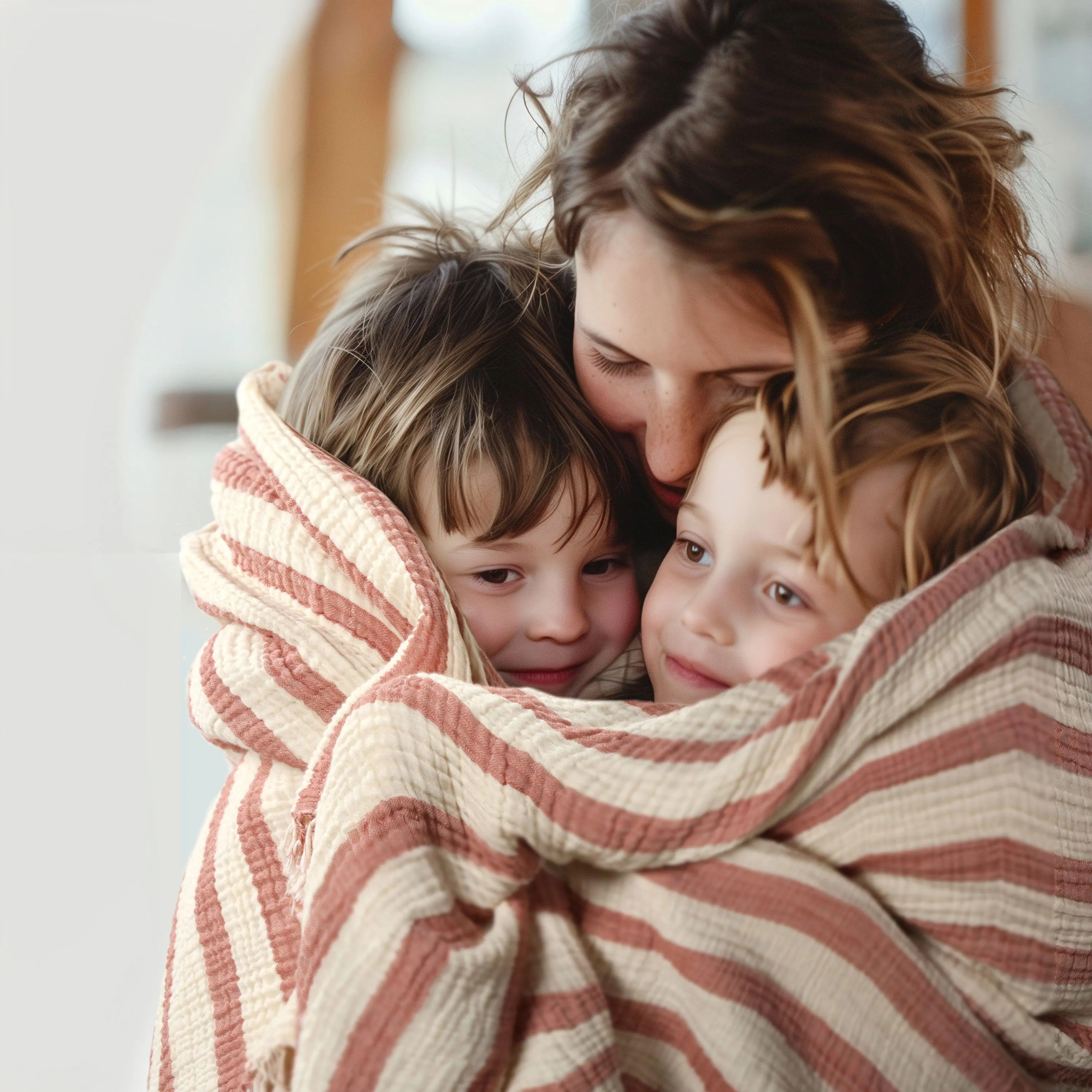 Mocha Muslin Blanket