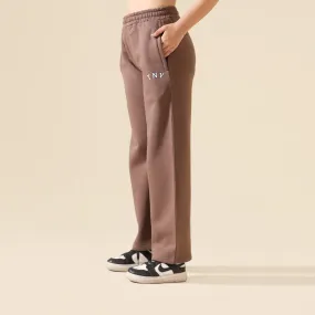 Mocha Relax Fit Fleece Unisex Trouser