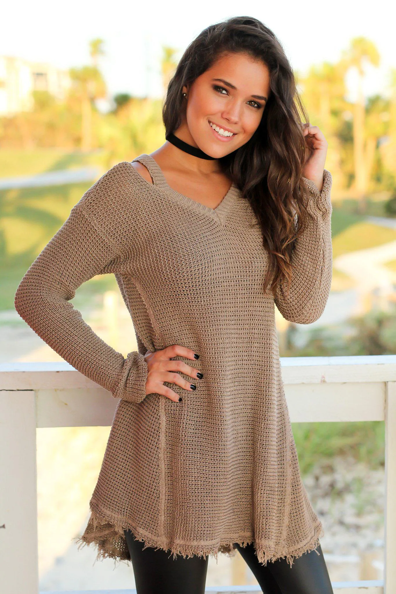 Mocha Tunic Sweater