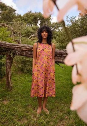 Nancybird Wren Tank Dress in Sunset Floral