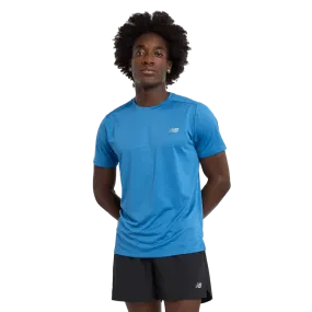 New Balance Men's Sport Essential Short Sleeve T-shirt in Blueagat AW24