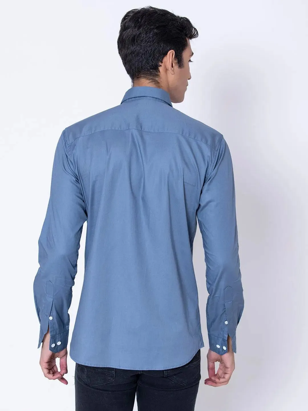 Ocean Blue Casual Shirt