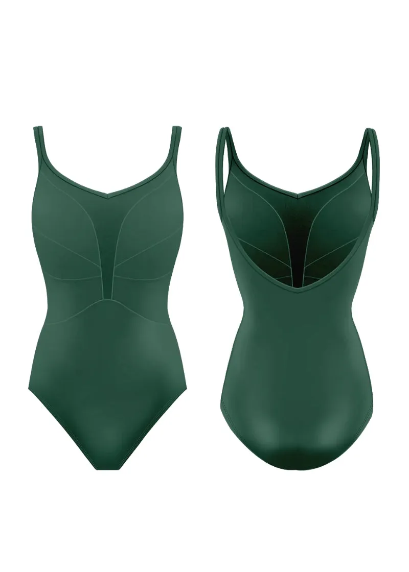 ON SALE Clover Camisole Leotard (Moss)