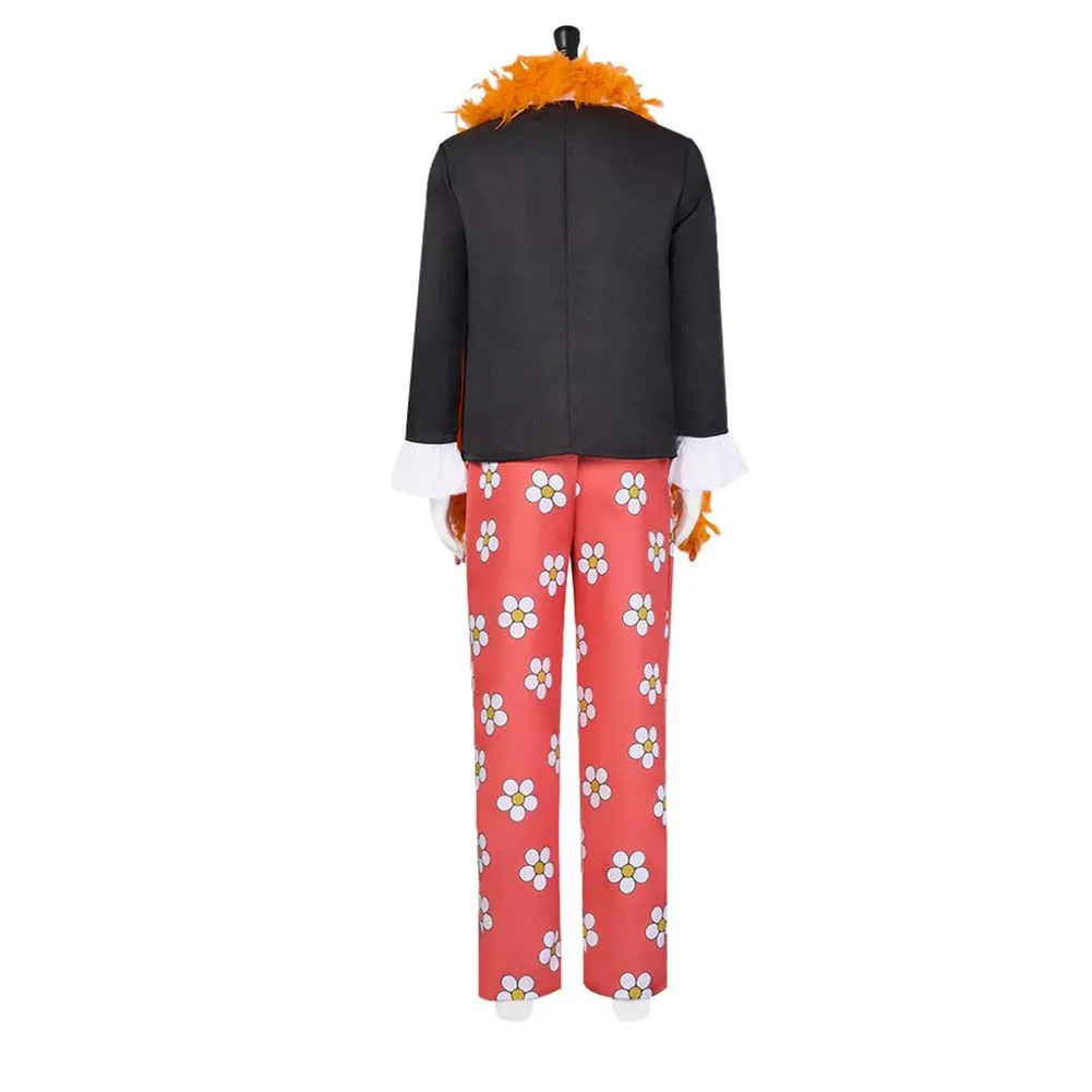 One Piece Brook Two Years Later Black Suit Party Carnival Halloween Cosplay Costume