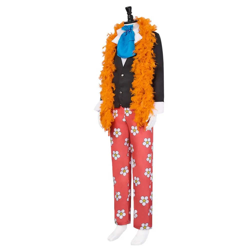 One Piece Brook Two Years Later Black Suit Party Carnival Halloween Cosplay Costume