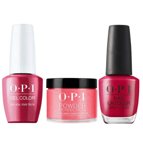 OPI Trio: F007 Red-Veal Your Truth