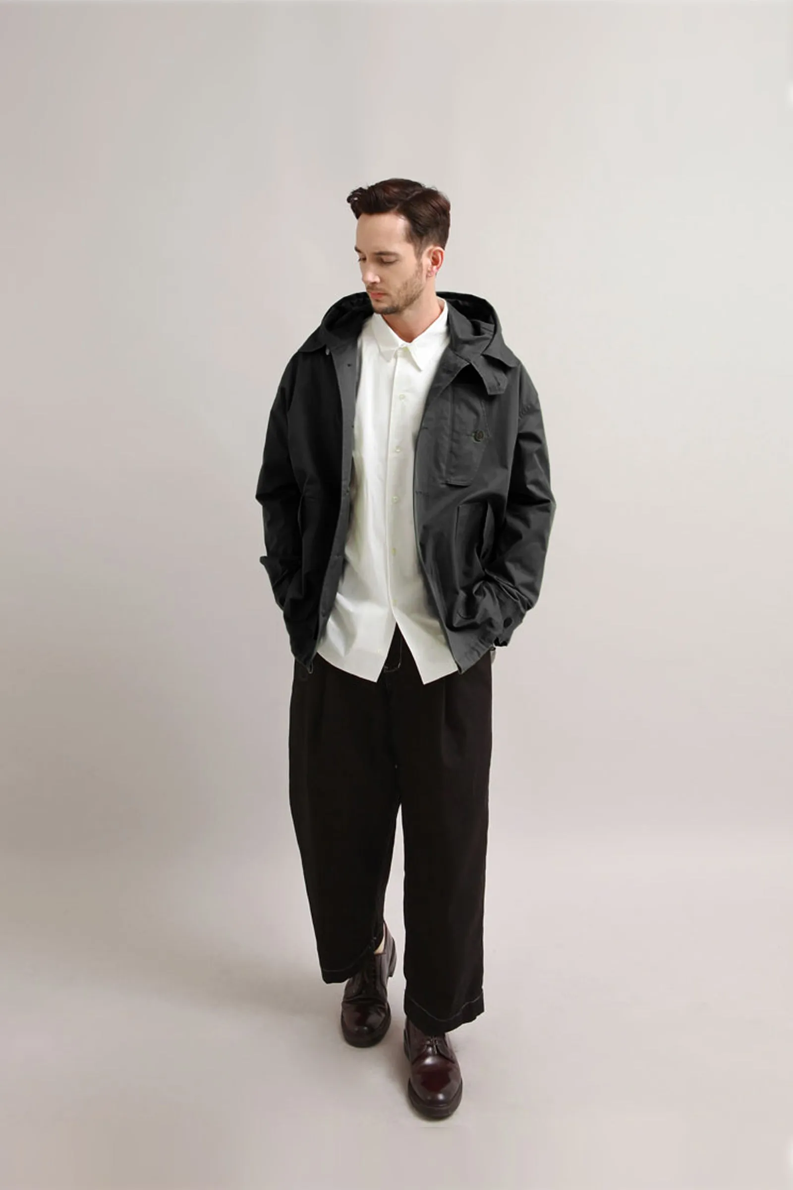 Outstanding & Co. - RAF Short Hooded Parka - Black