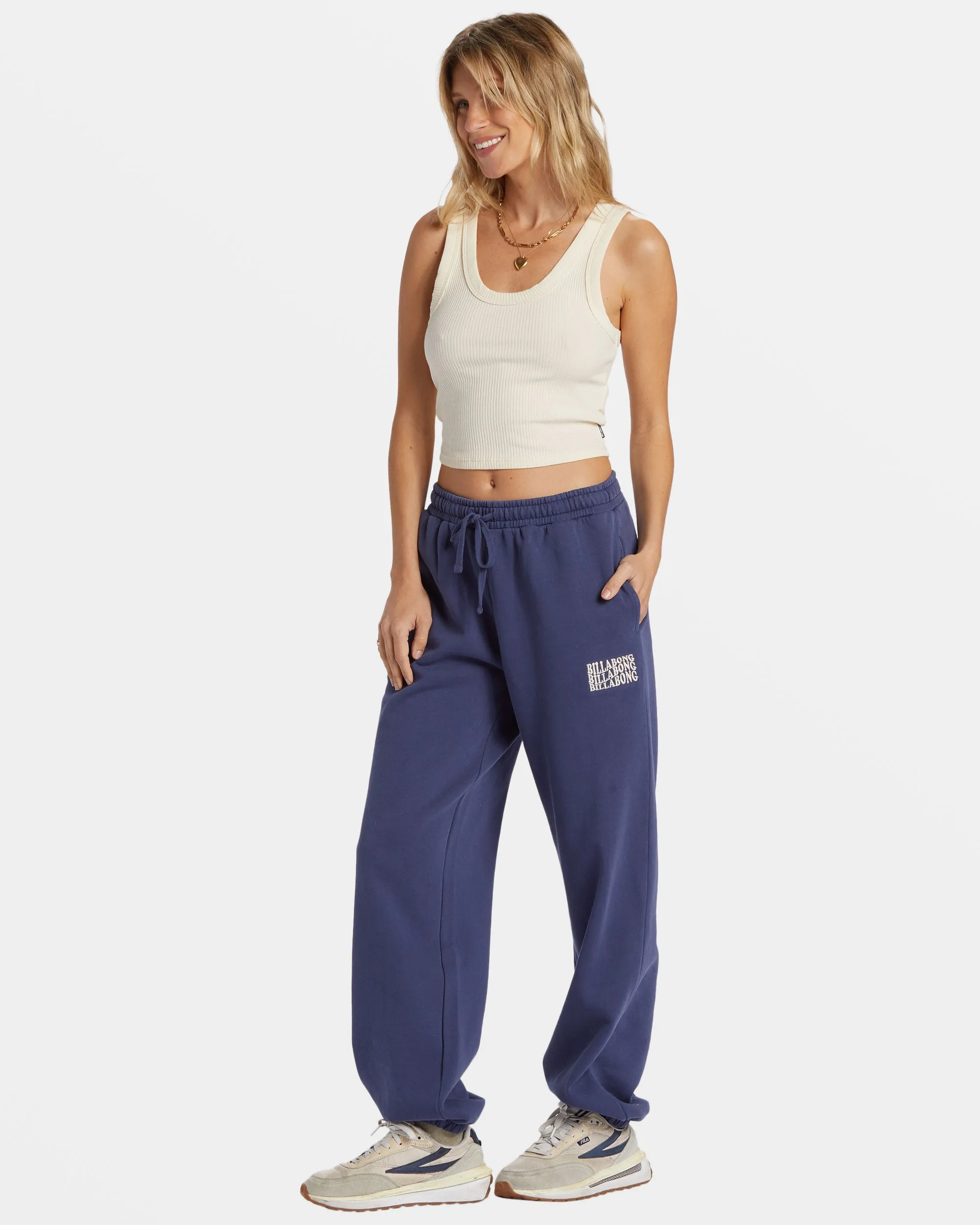 Palmin Elastic Waist Joggers - I Sea Indigo