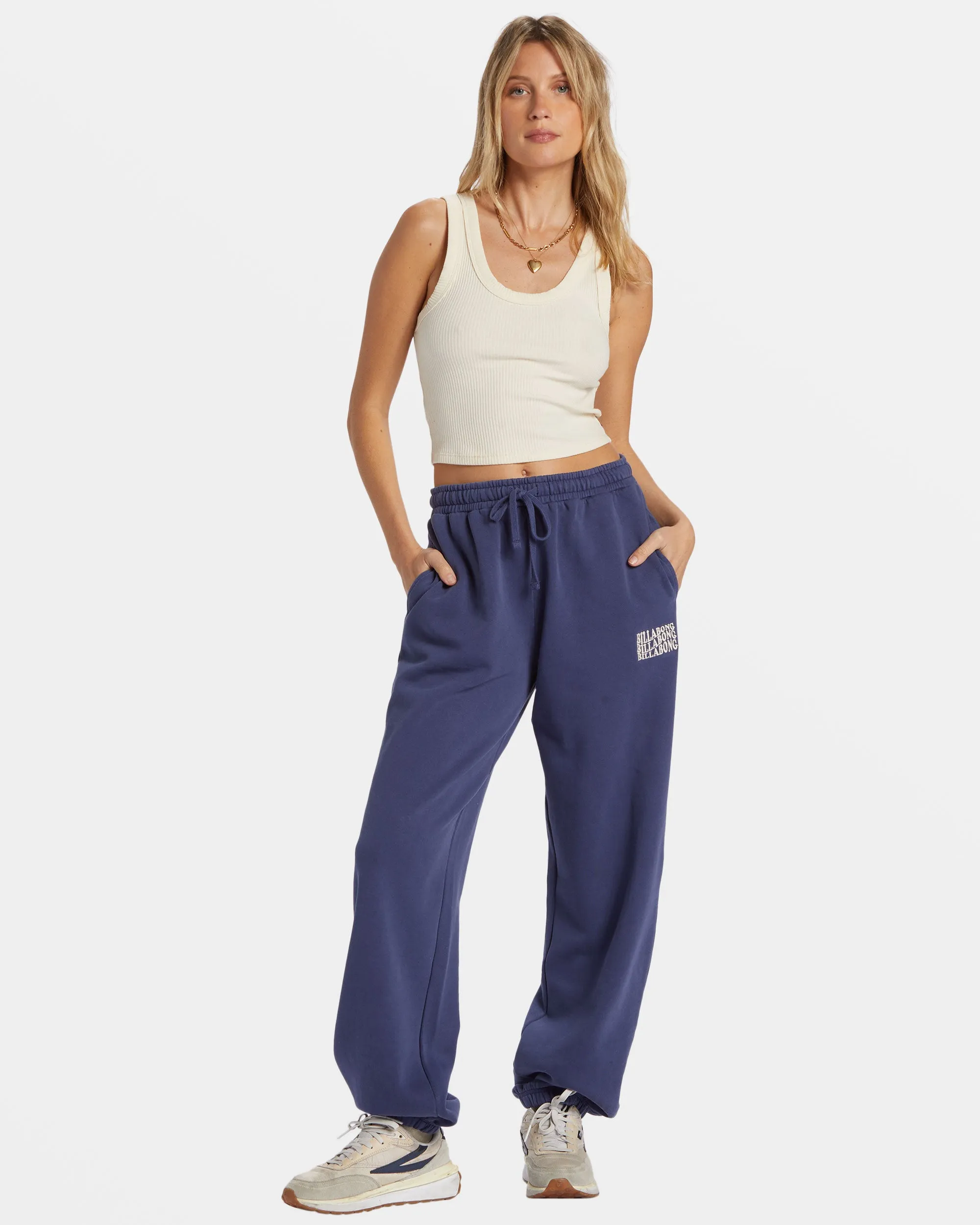 Palmin Elastic Waist Joggers - I Sea Indigo