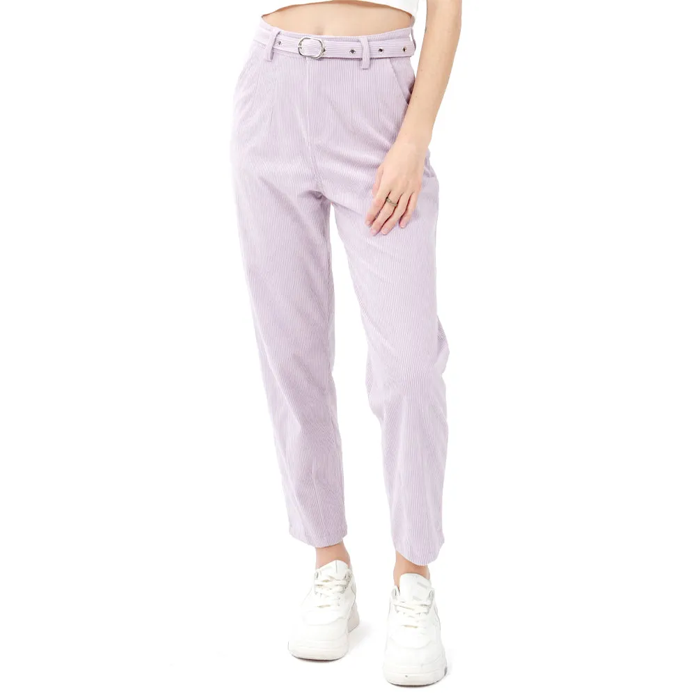 PANTALÓN PARA MUJER CORDUROY FASHION WITH BELTS FOREVER 21