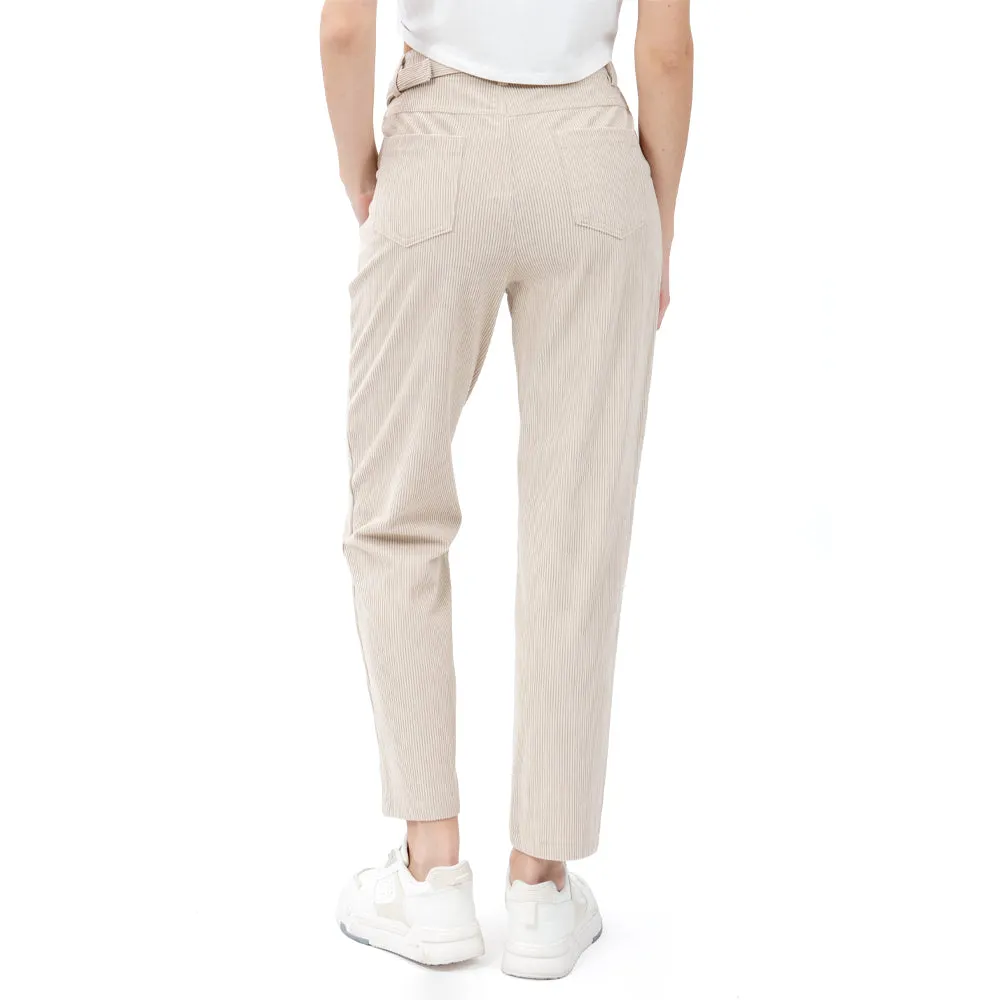 PANTALÓN PARA MUJER CORDUROY FASHION WITH BELTS FOREVER 21