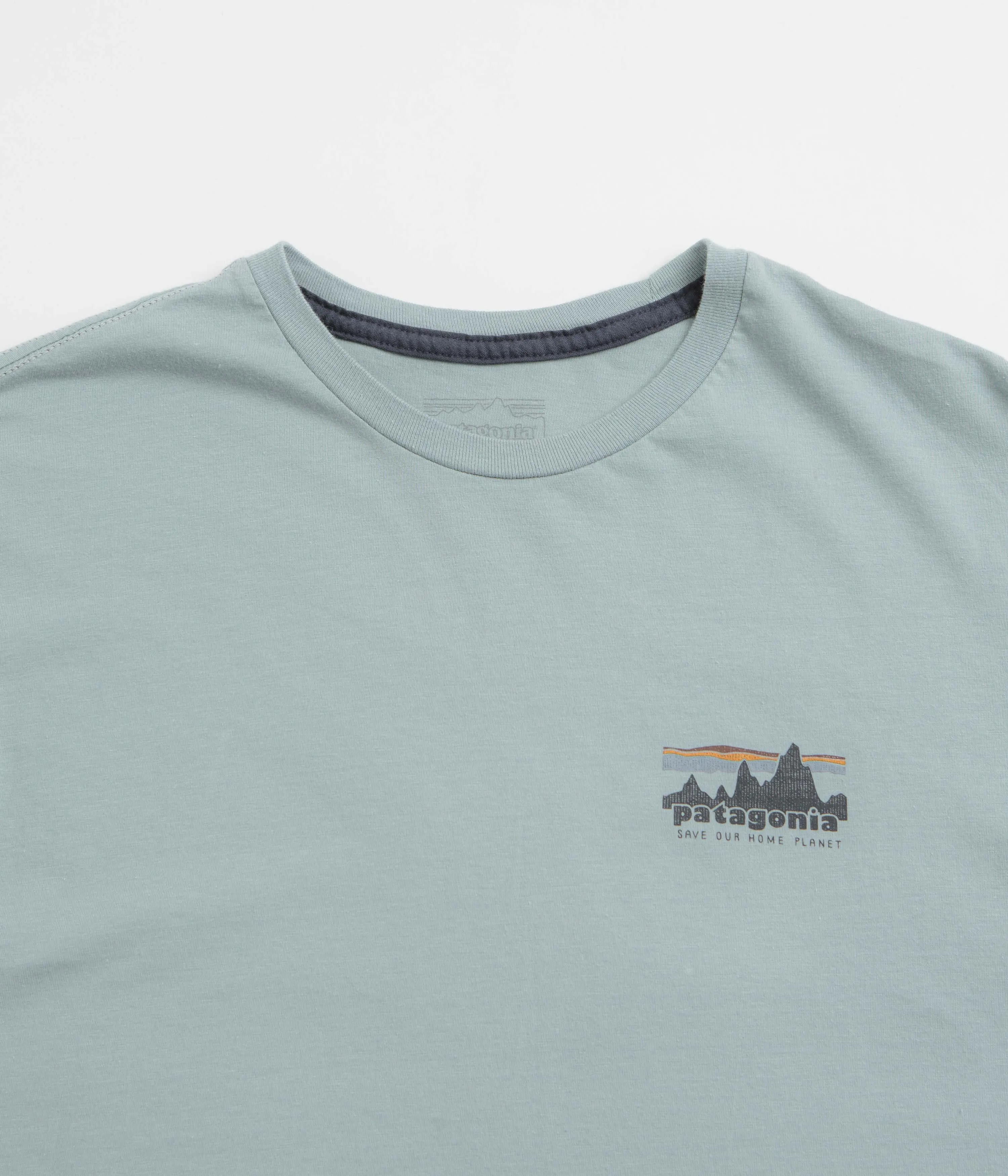 Patagonia 73 Skyline Organic T-Shirt - Thermal Blue