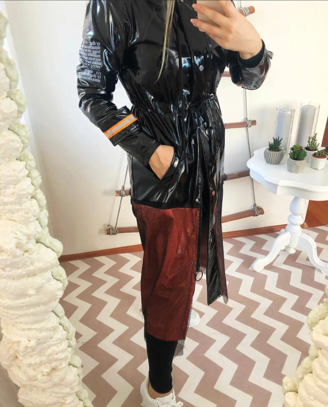 Patent Leather Coat