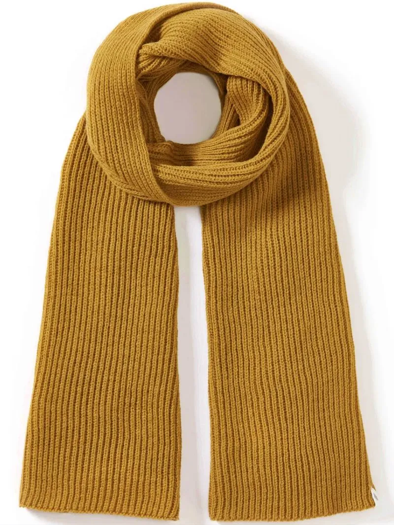 Peregrine Porter Ribbed Scarf Wheat