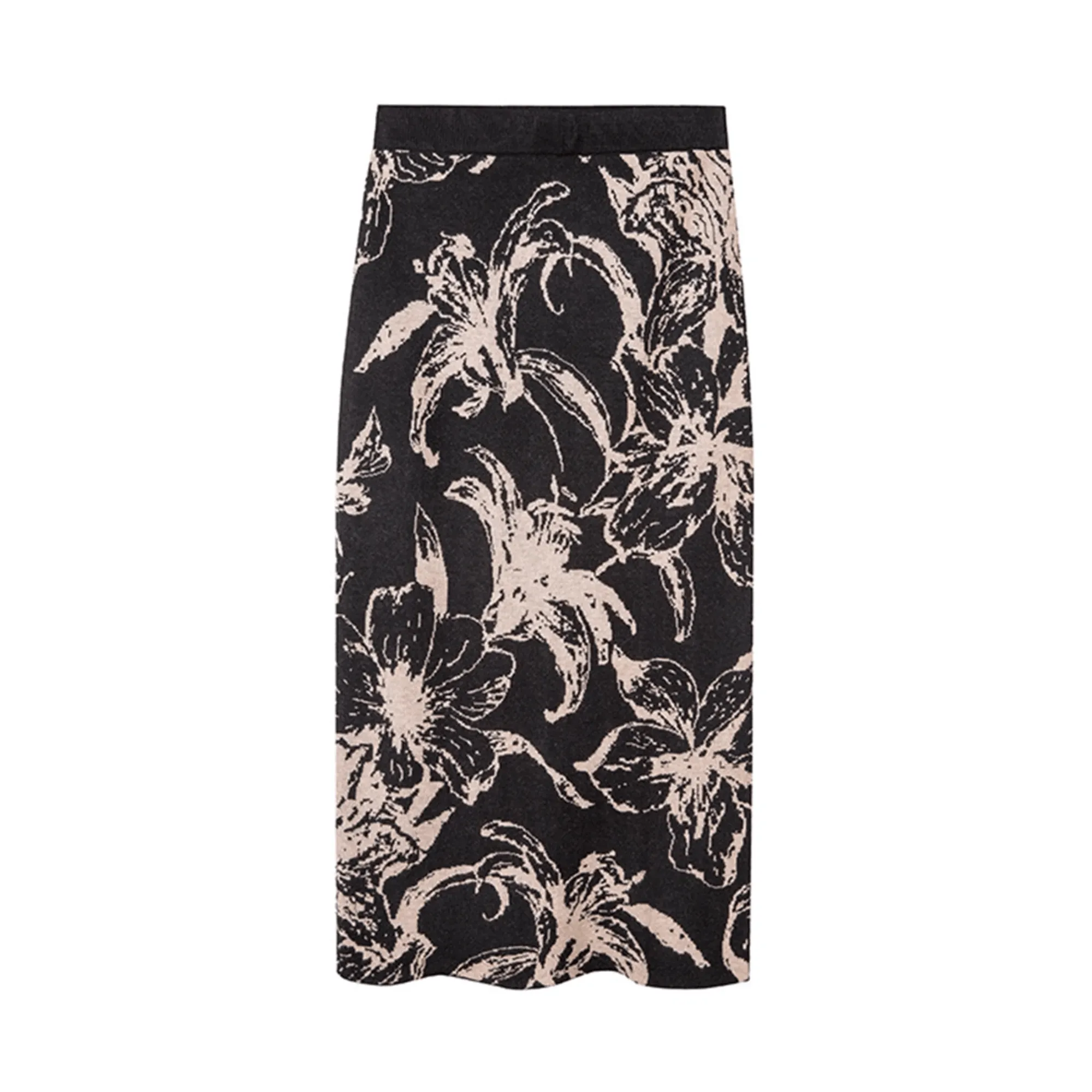 Pre Order:  Jacobean Floral Midi Skirt