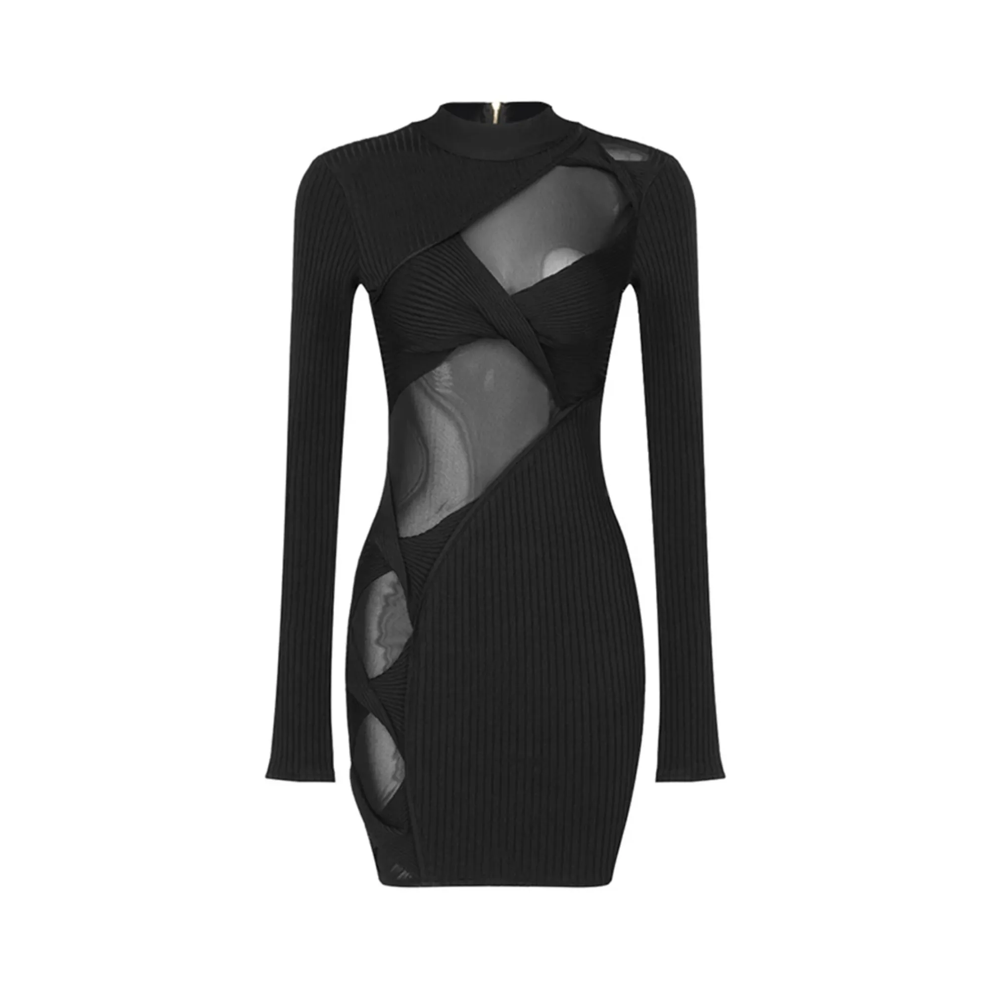 Pre Order:  Knots Mesh Bodycon Dress