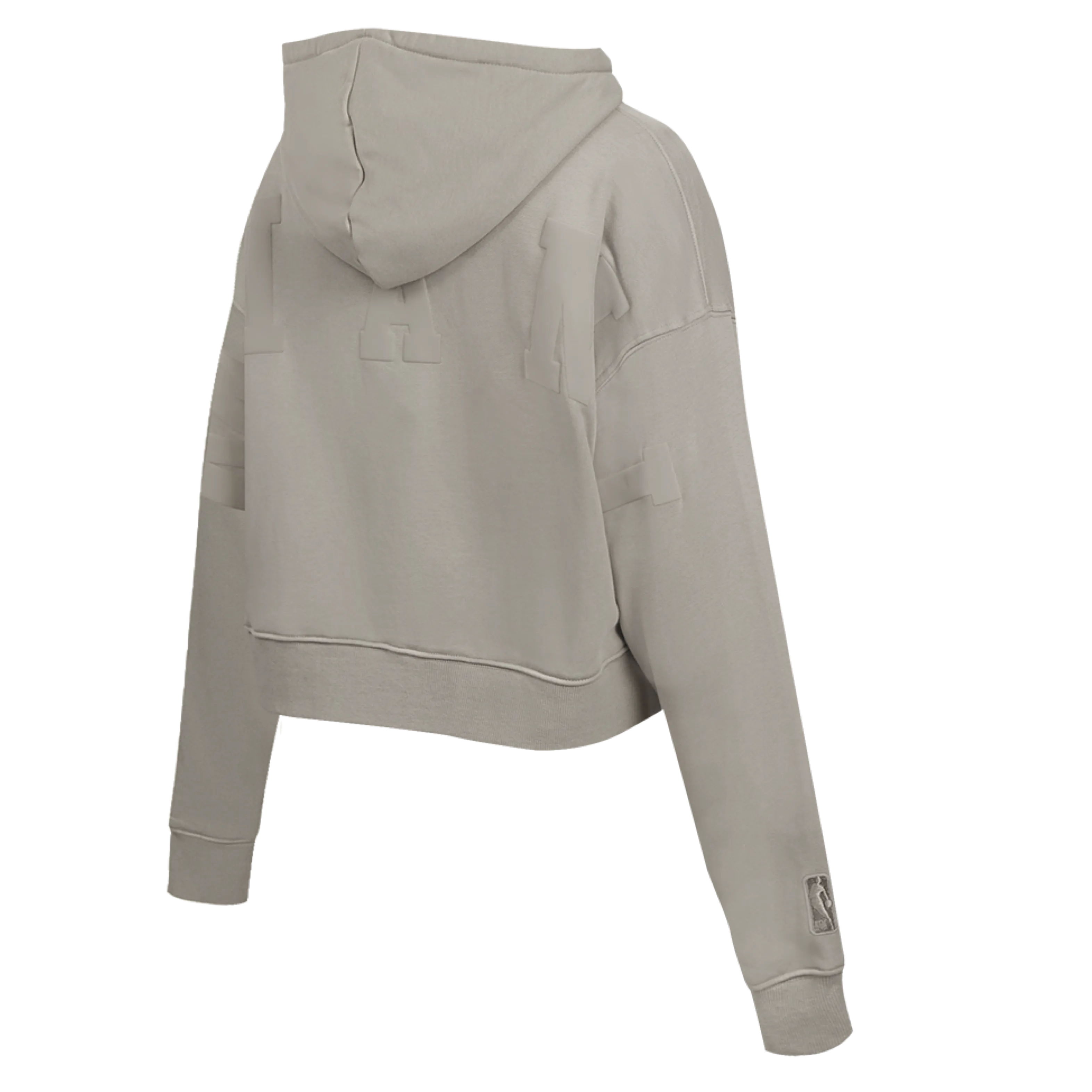 Pro Standard Miami HET Wingspan Crop Women's Taupe Hoodie