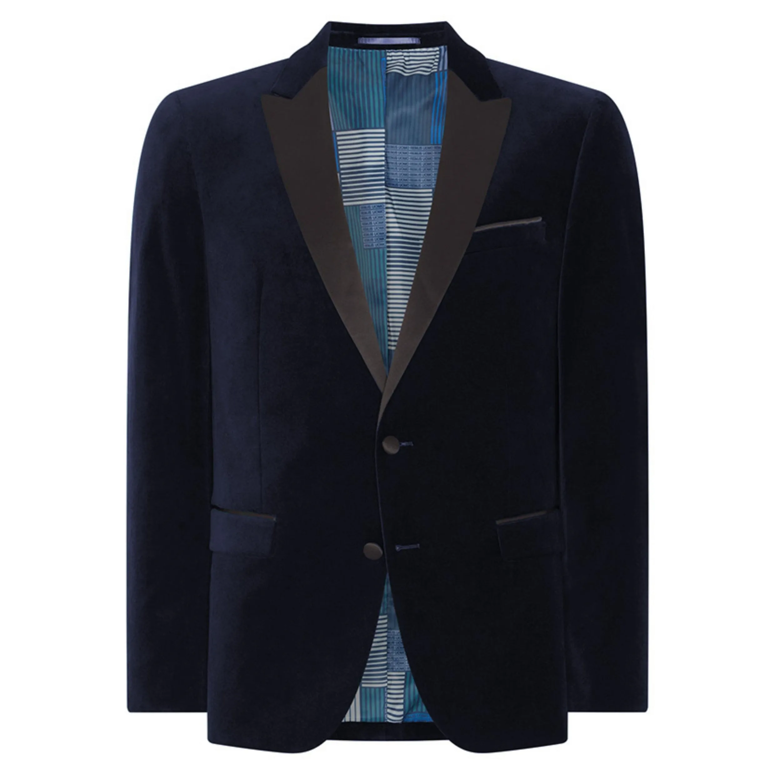 Remus Uomo Monti Velvet Slim Fit Jacket Navy 11850