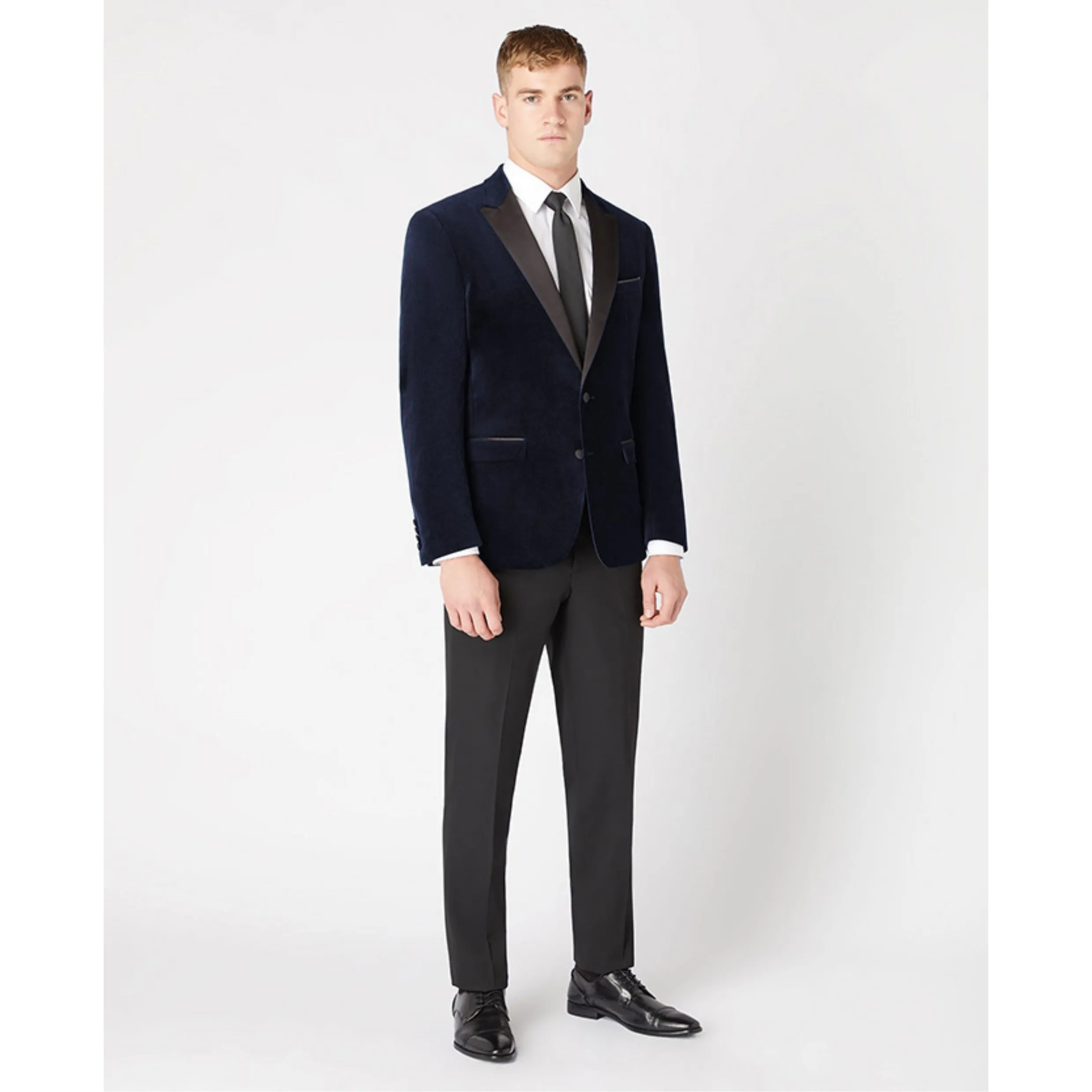 Remus Uomo Monti Velvet Slim Fit Jacket Navy 11850