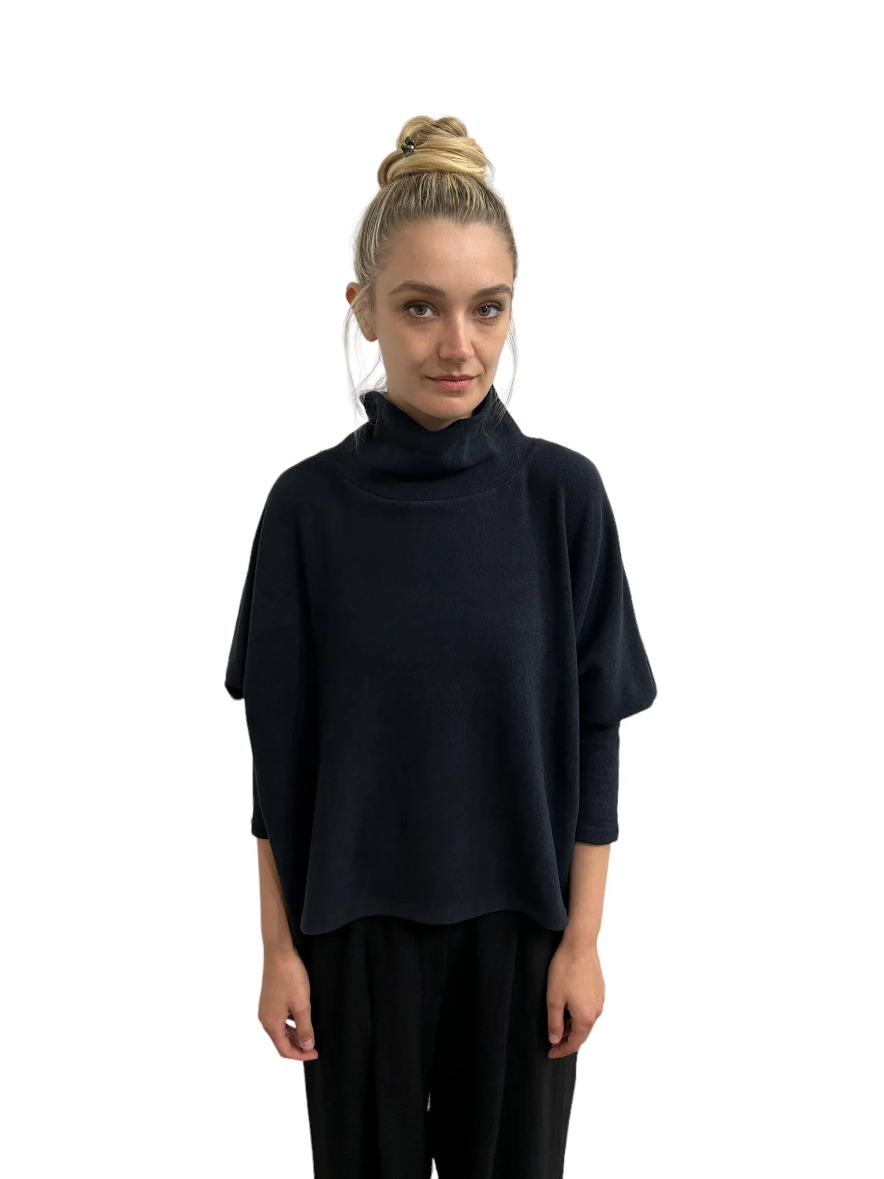 Ring Neck Basic shirt Navy