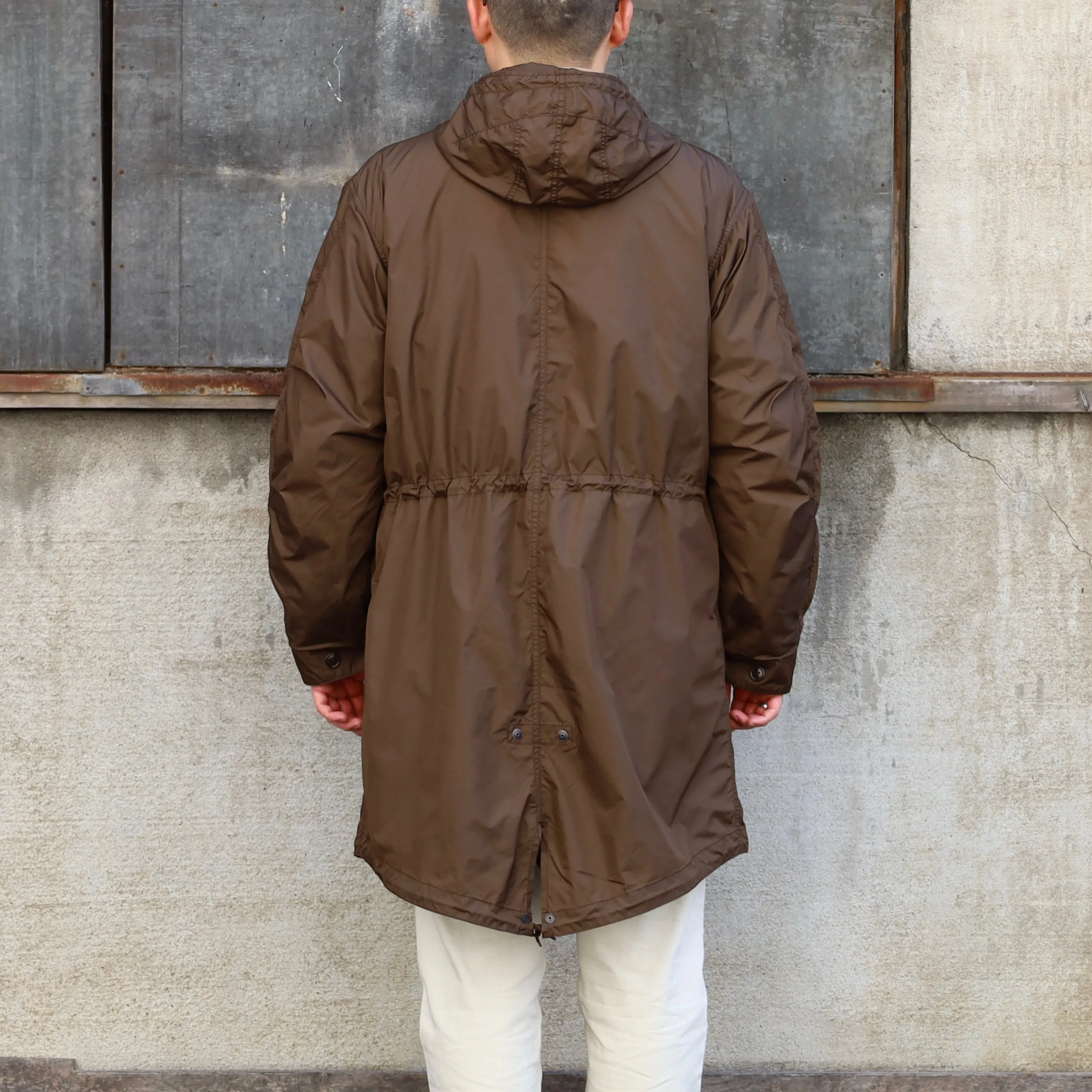 RMFC M51 FISHTAIL PARKA NYLON TAFFETA with DOWN LINER BROWN