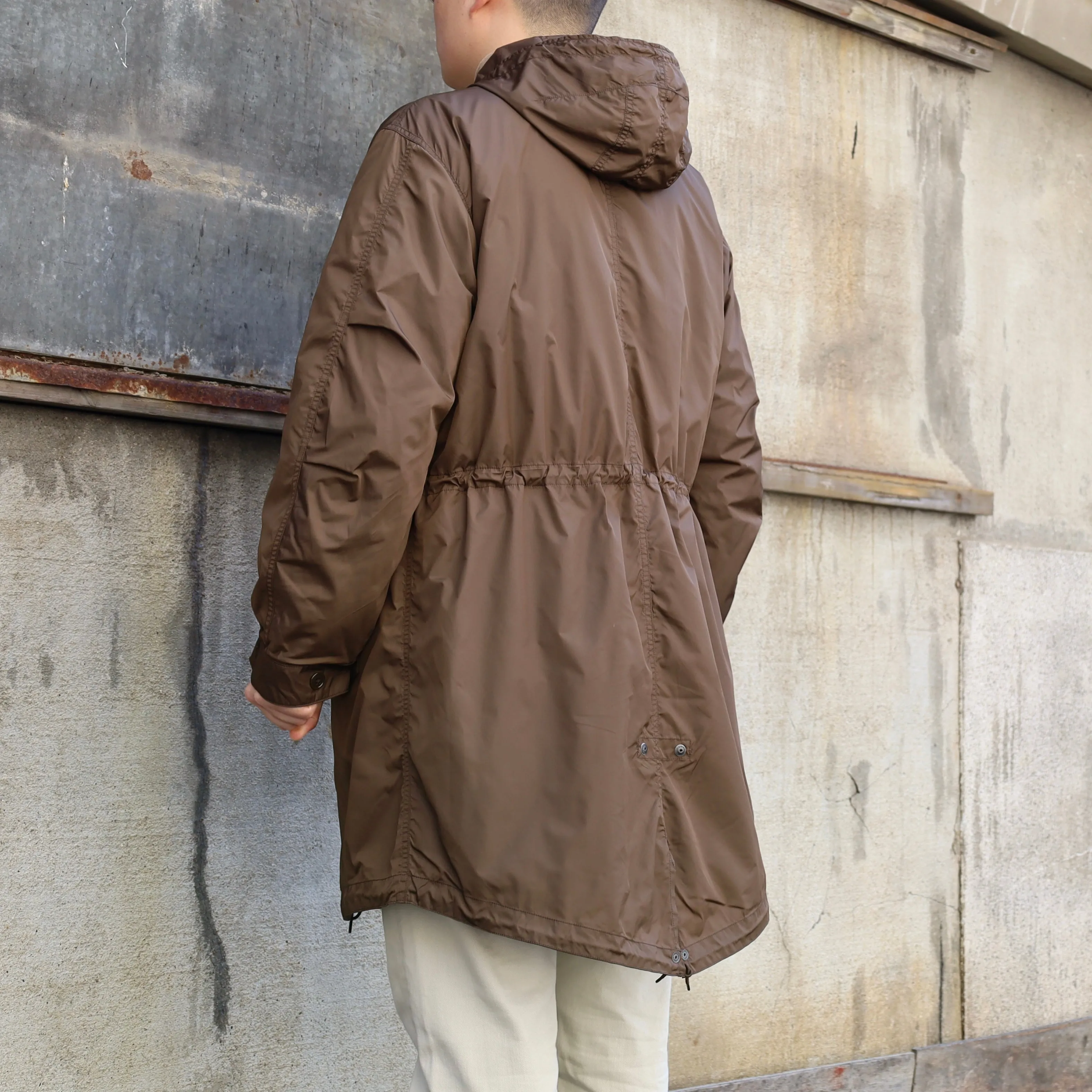 RMFC M51 FISHTAIL PARKA NYLON TAFFETA with DOWN LINER BROWN