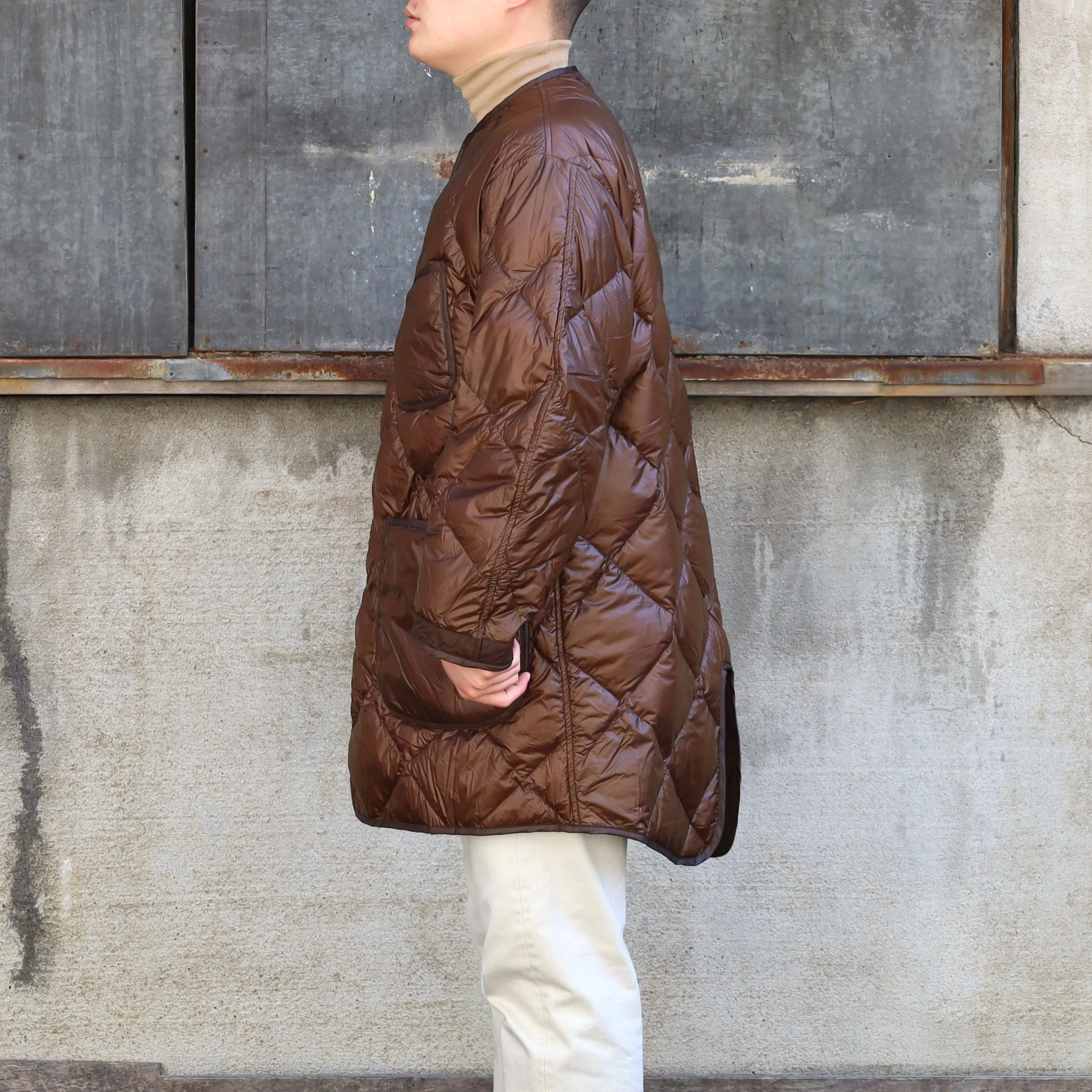 RMFC M51 FISHTAIL PARKA NYLON TAFFETA with DOWN LINER BROWN