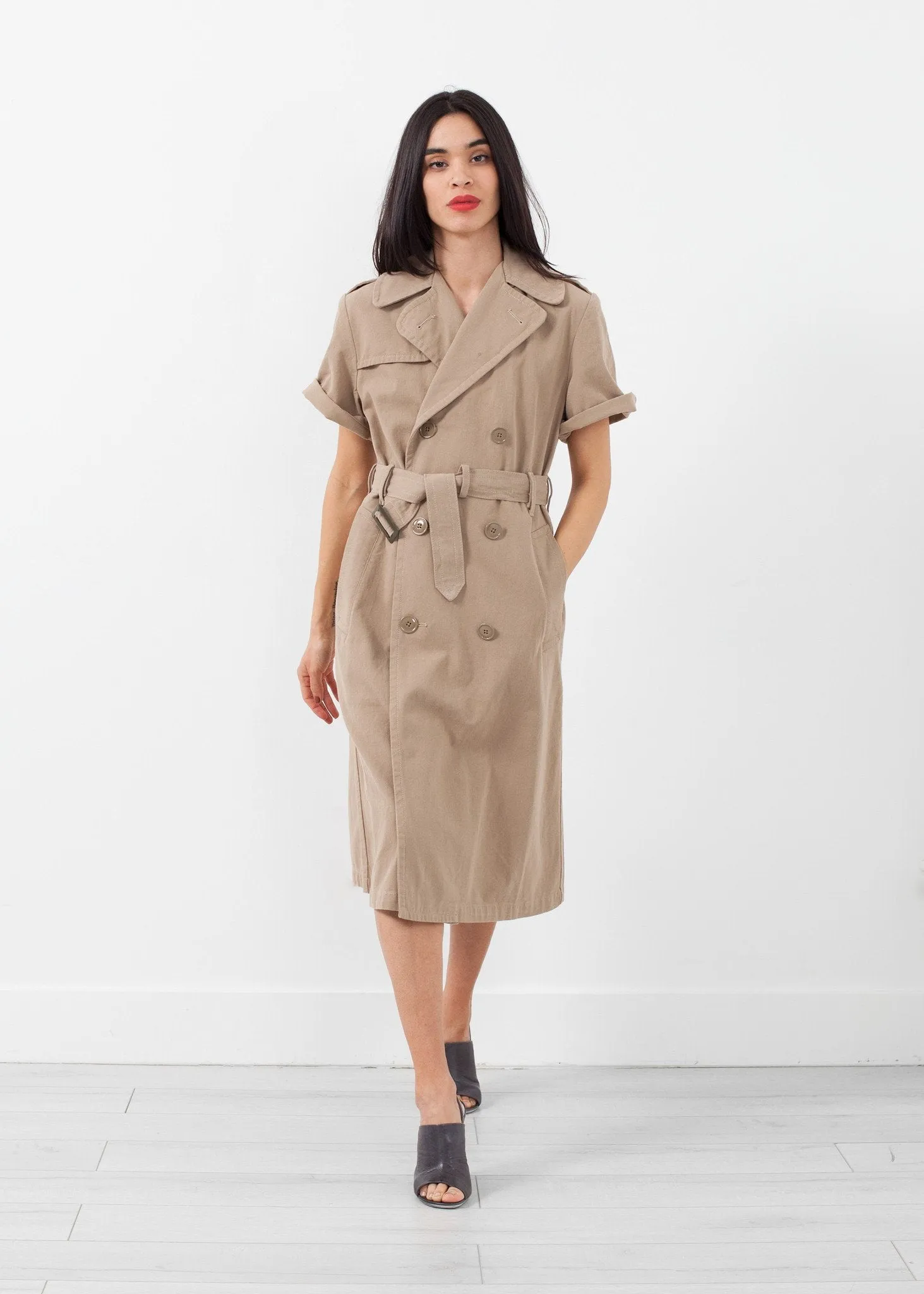 Rolled Sleeve Trenchcoat