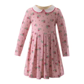 Rosebud Floral Jersey Dress