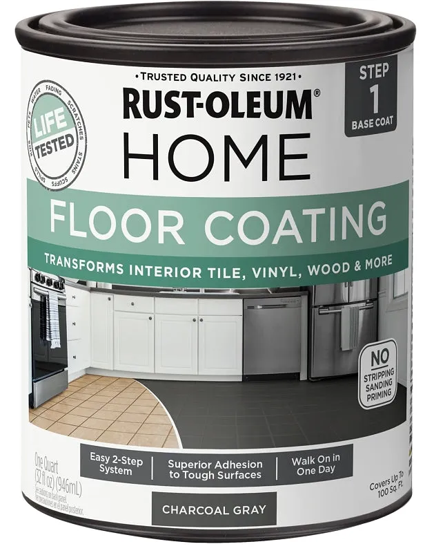 Rust-Oleum Home 365928 Premix Base Coating, Charcoal Gray, 1 qt :QUART: QUANTITY: 1