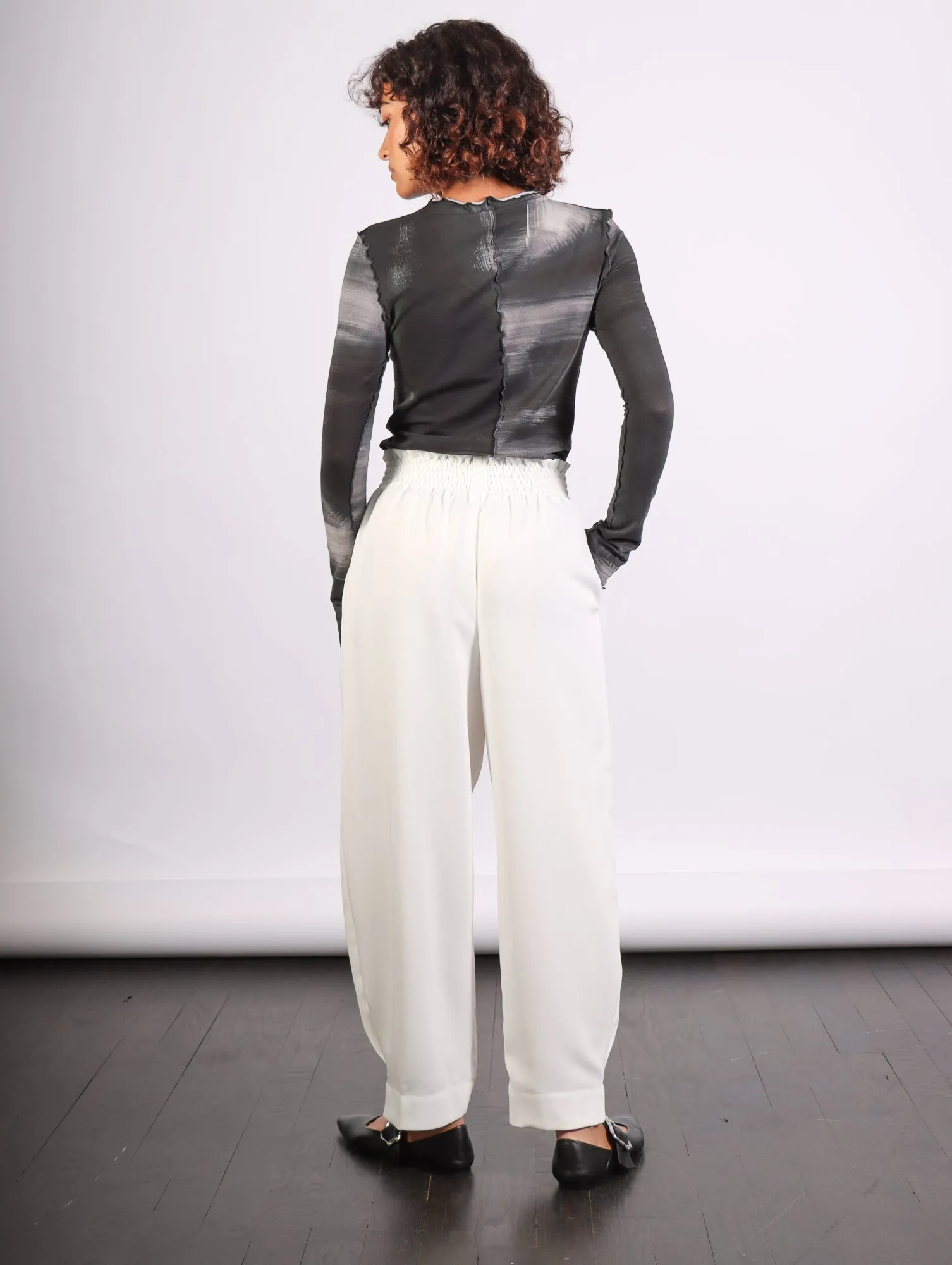 Rylee Pant in White by Rachel Comey