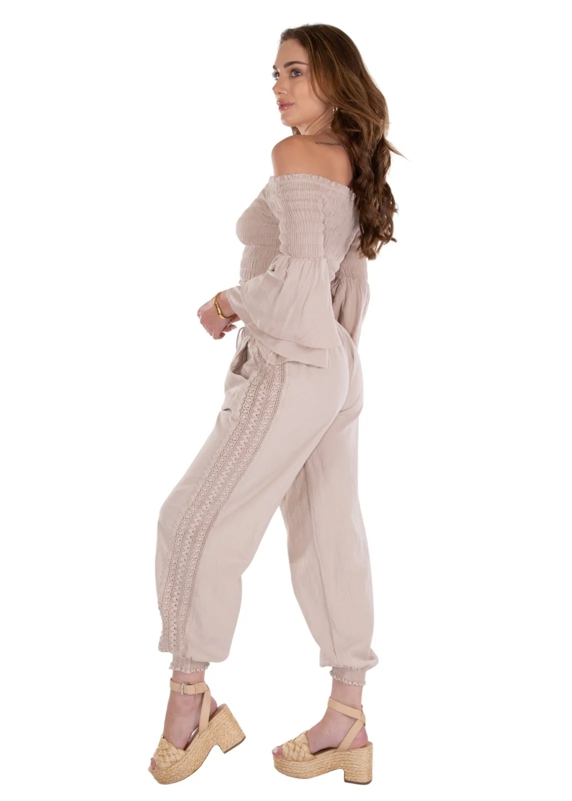 'Scarlett' Side Crochet Joggers