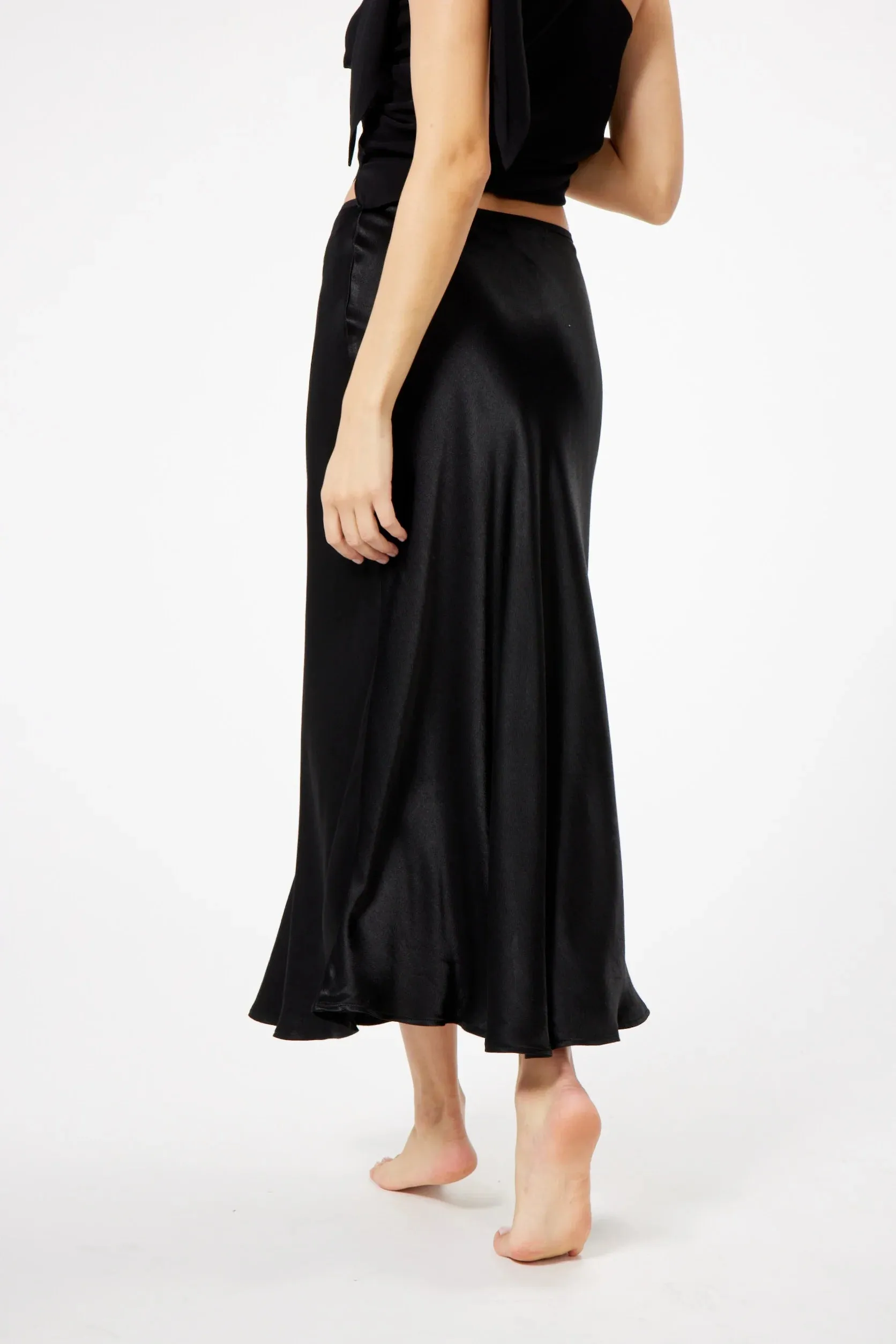 SOP Dani Midi Skirt in Black