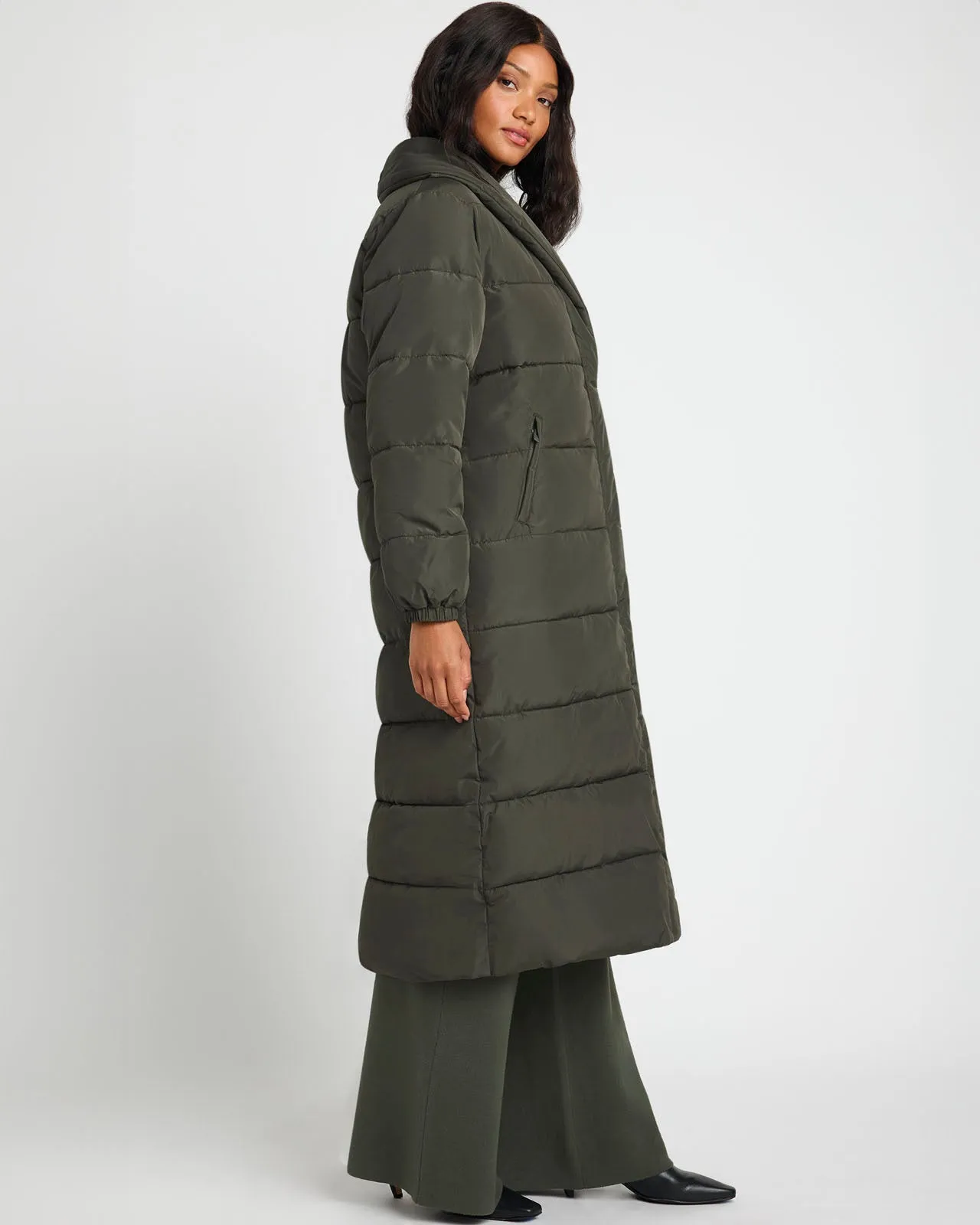 Splendid x @Cellajaneblog Long Puffer Coat