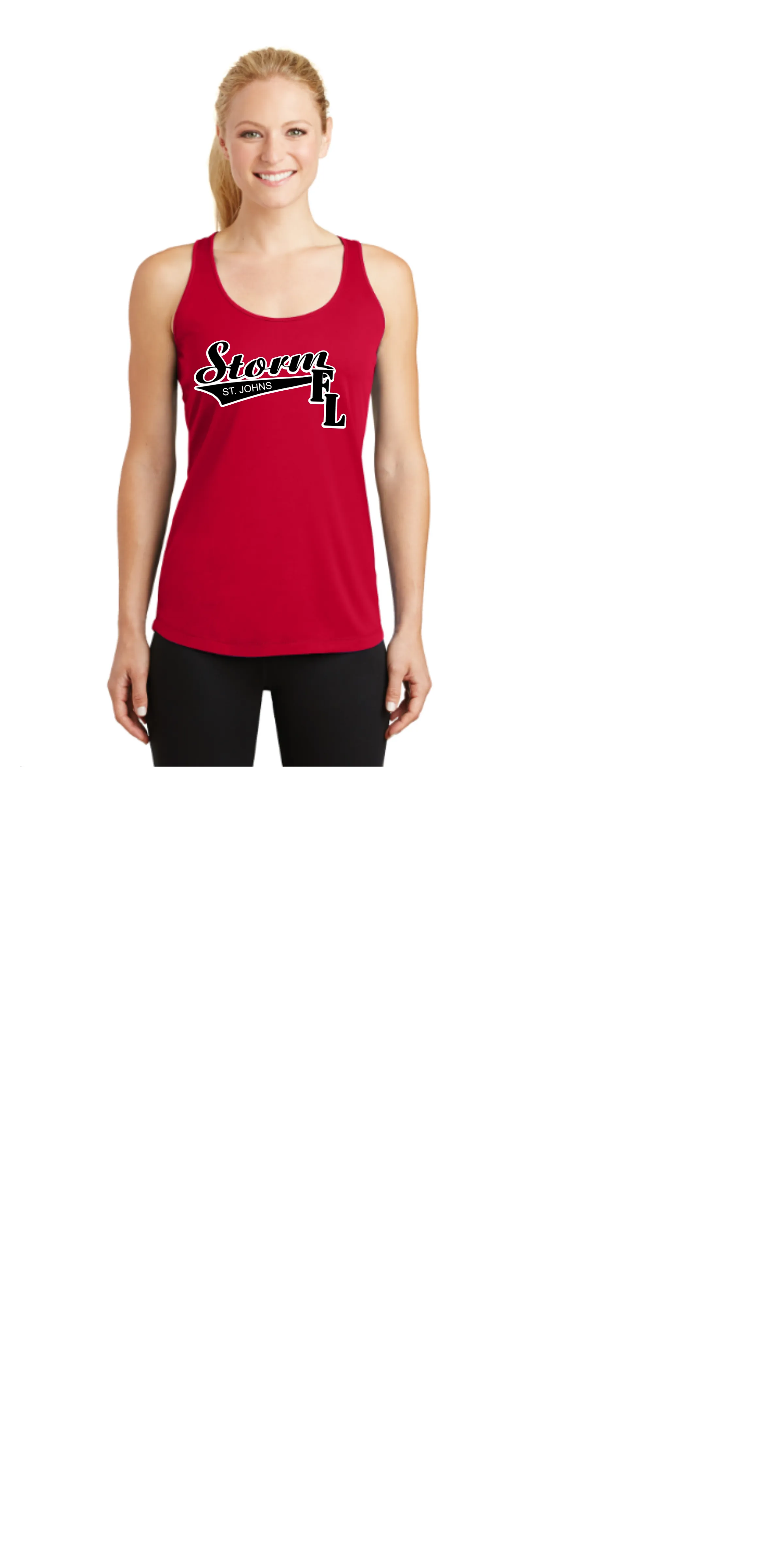 STORM ST JOHNS LADIES DRI FIT RACERBACK TANK TOP