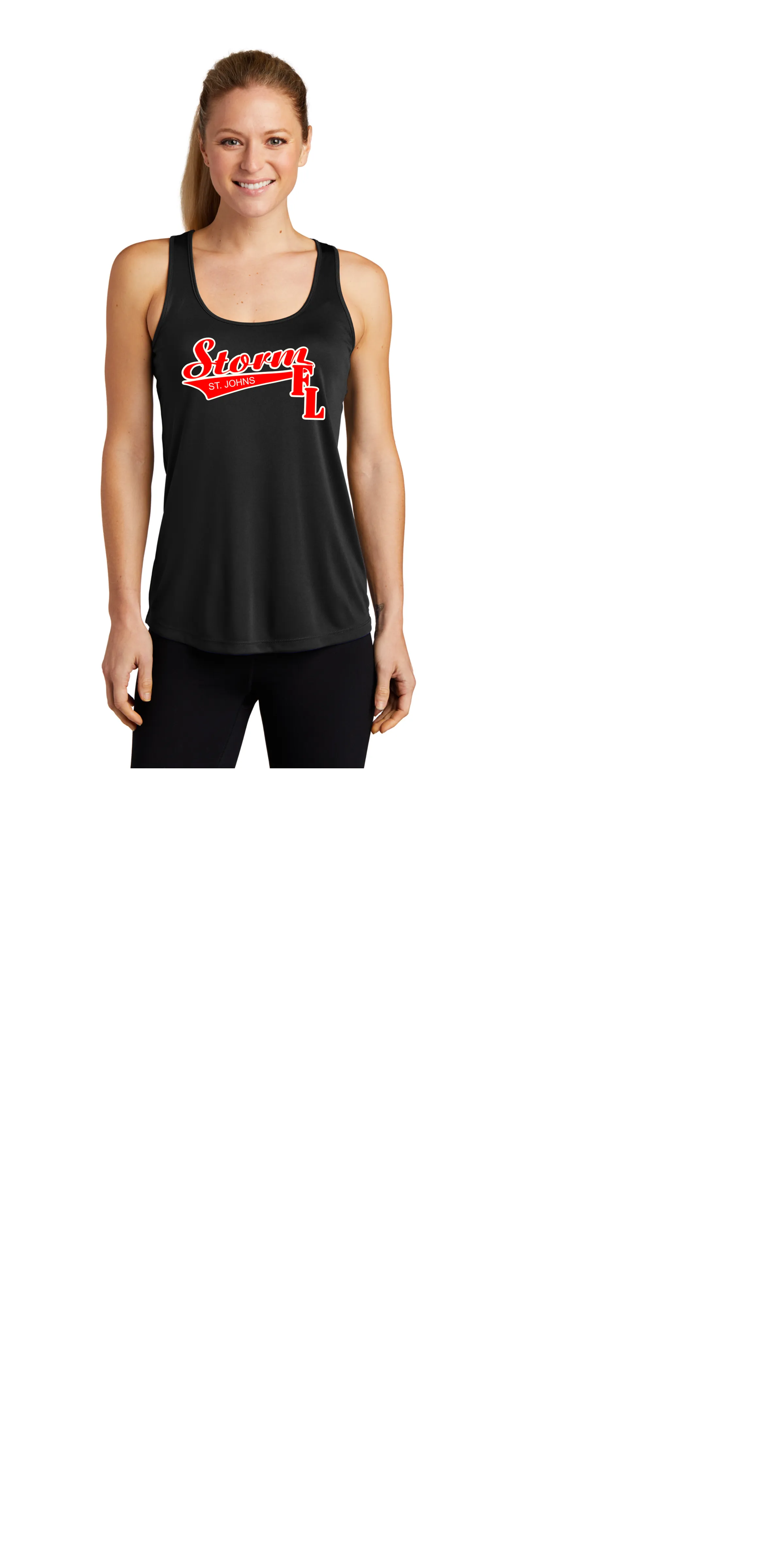 STORM ST JOHNS LADIES DRI FIT RACERBACK TANK TOP