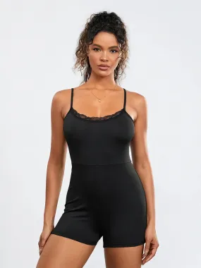 Strap Casual Sexy Bodycon Cami Pajamas Loungewear Spaghetti Romper