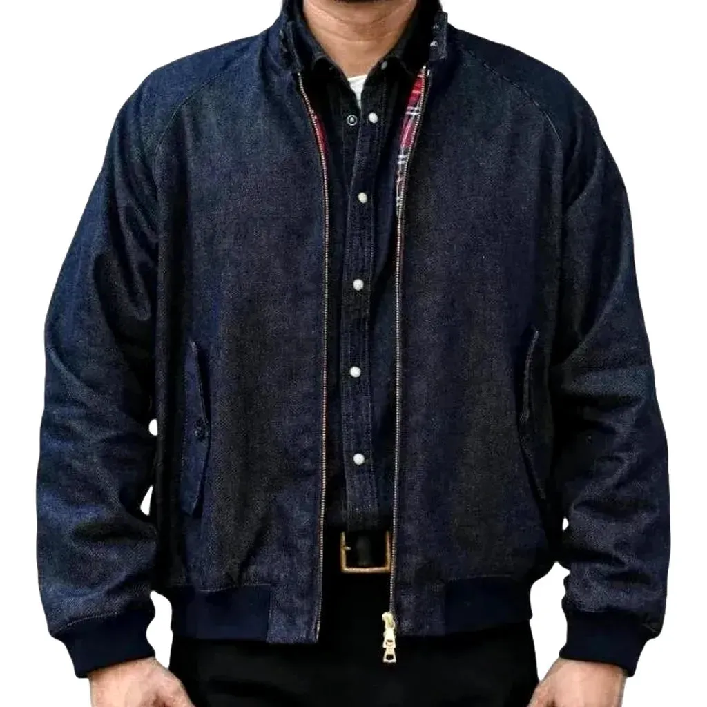 Street jeans jacket
 for men