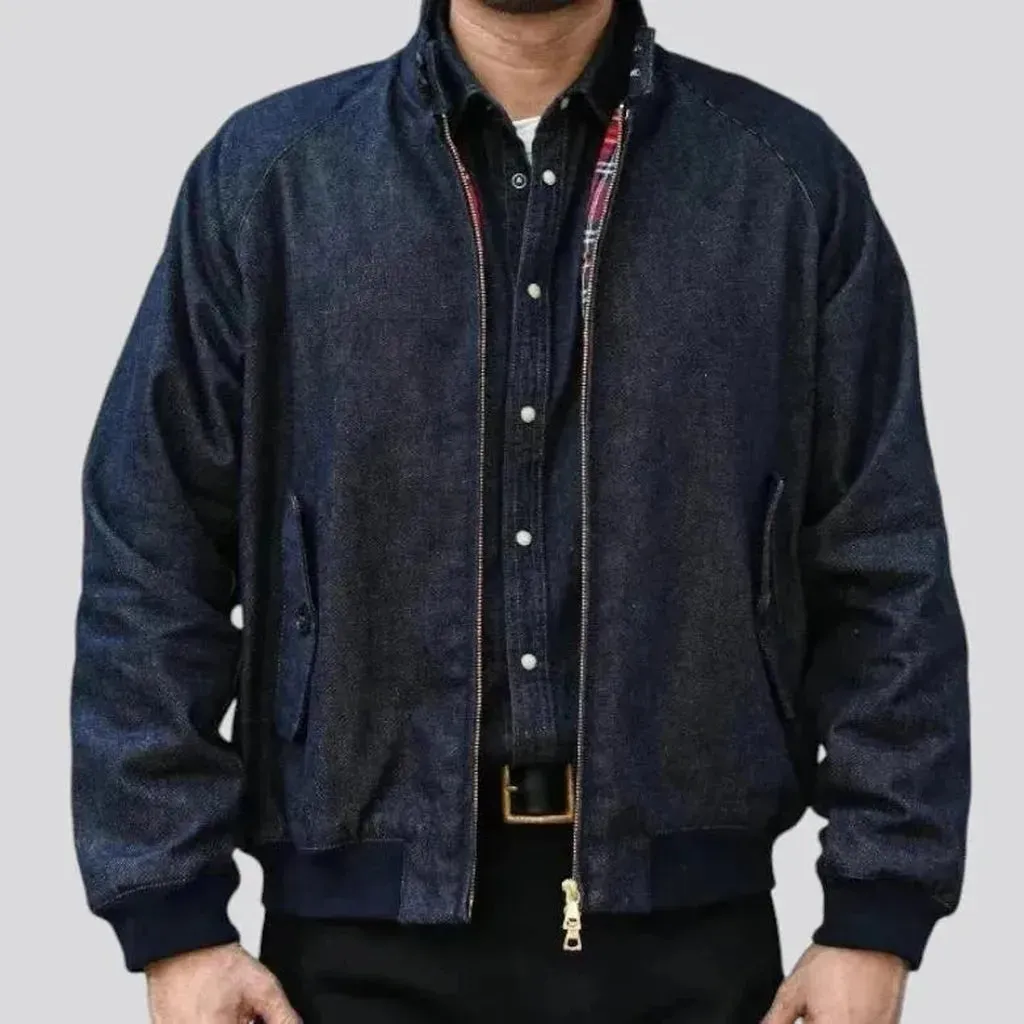 Street jeans jacket
 for men