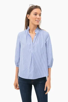 Striped Sara Henley Shirt