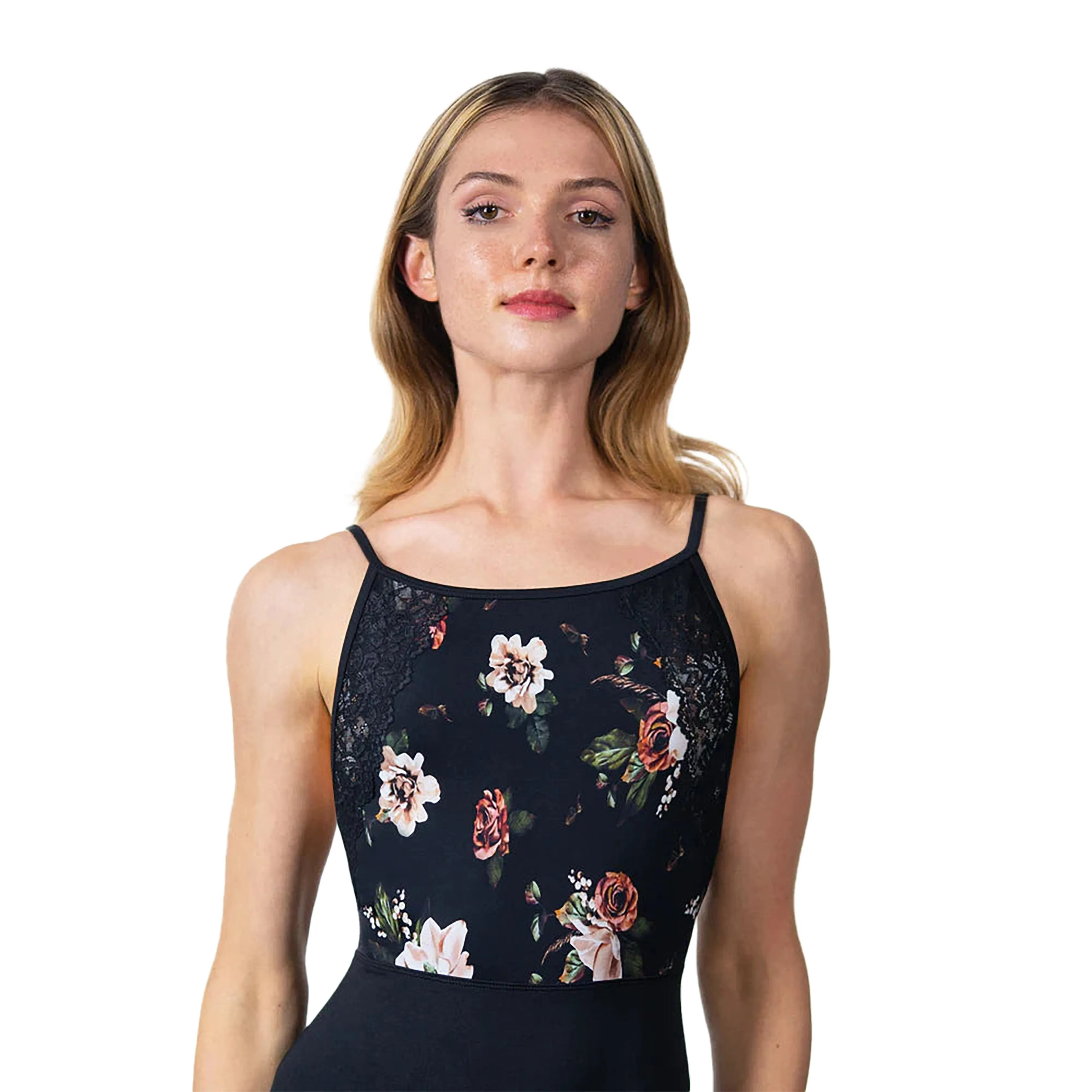 Suffolk Adult Winter Bouquet Jewel Neck Leotard