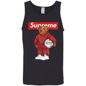 Supreme Bear Sport T-shirt Men Cotton Tank