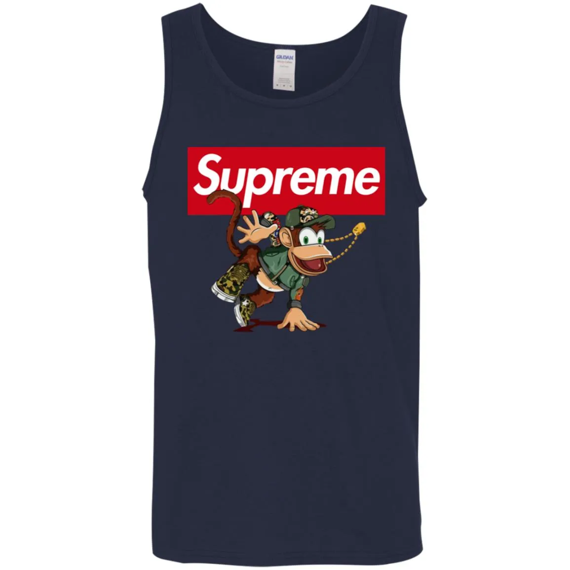 Supreme Monkey T-shirt Men Cotton Tank