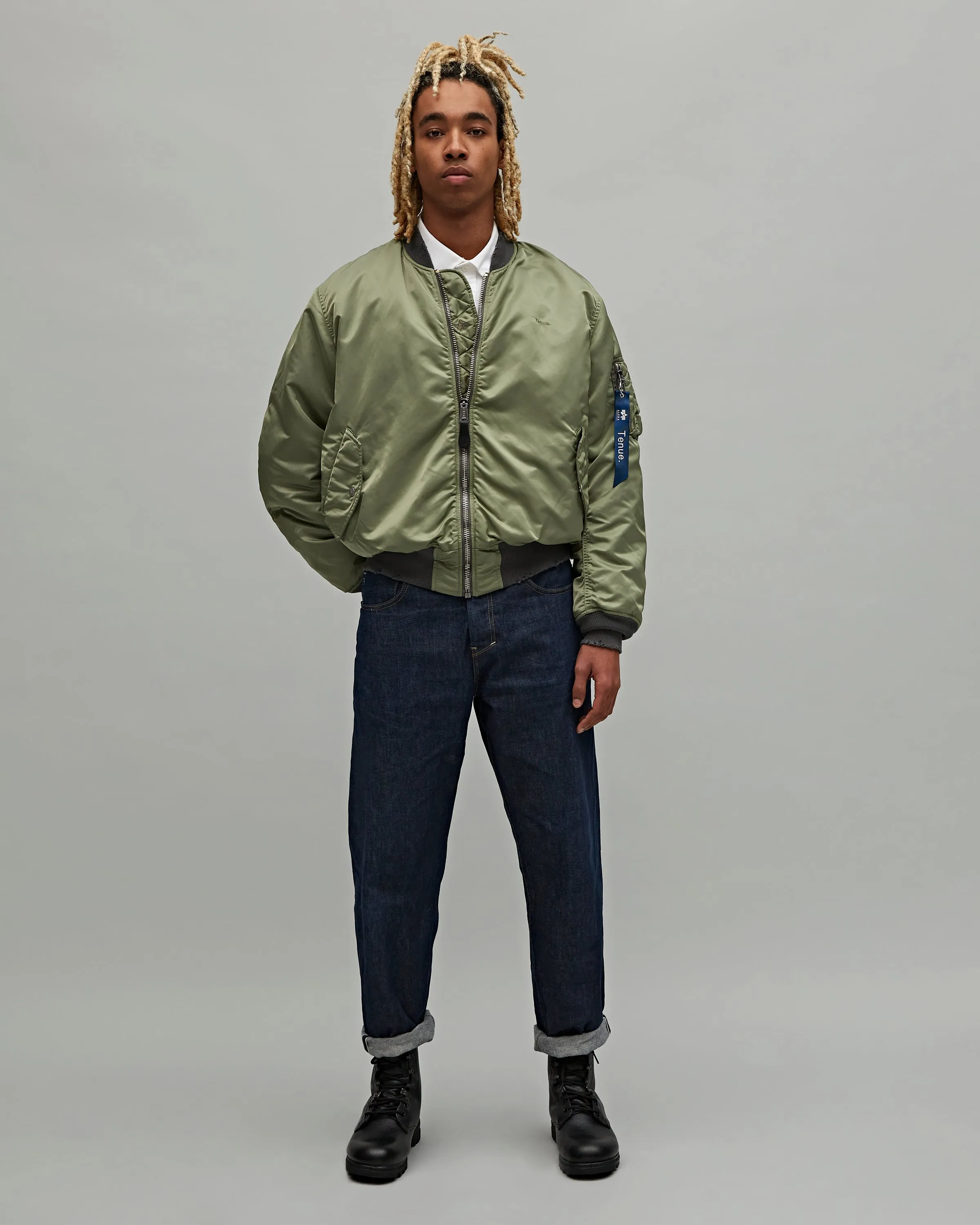 Tenue. x Alpha Industries MA-1 Bomber Jacket Sage Green