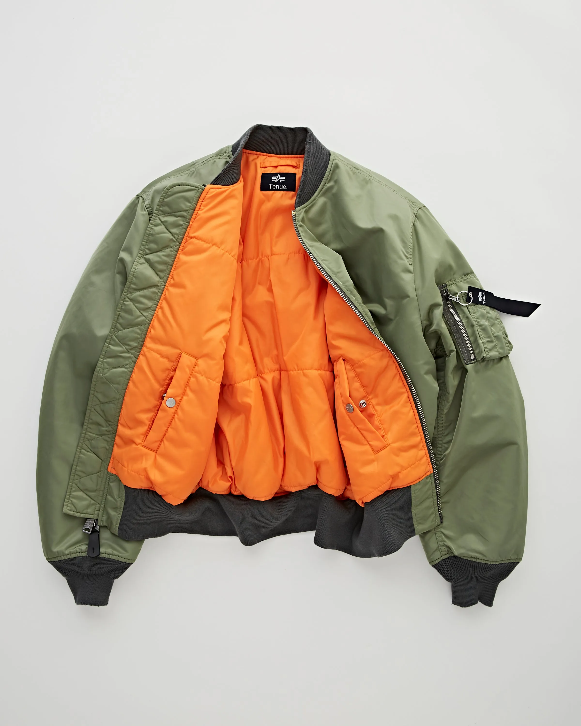 Tenue. x Alpha Industries MA-1 Bomber Jacket Sage Green