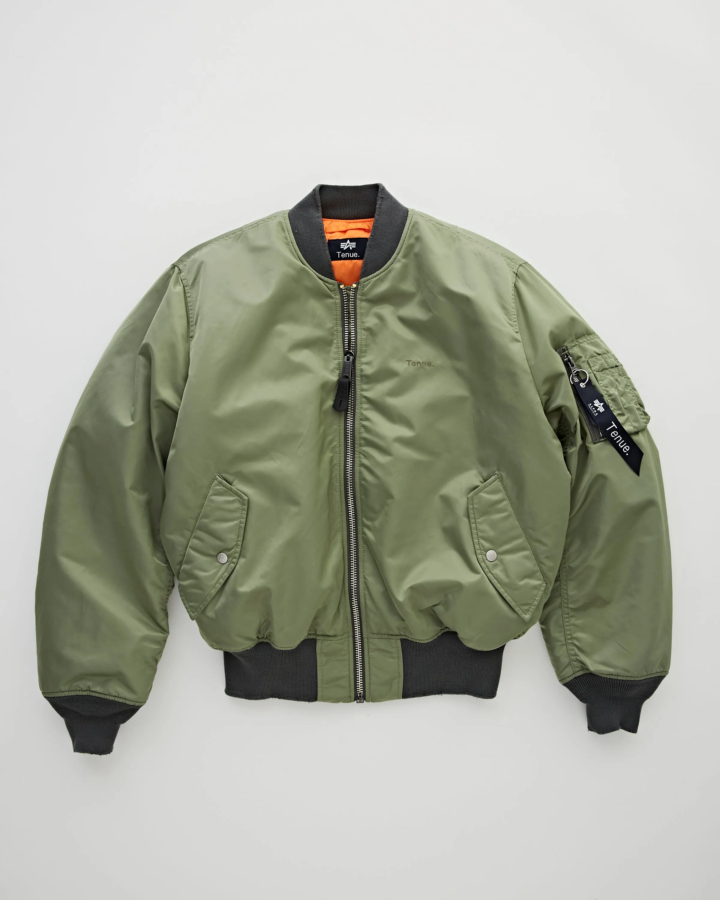 Tenue. x Alpha Industries MA-1 Bomber Jacket Sage Green