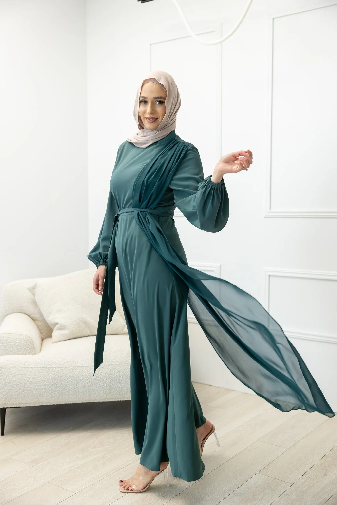 The Crescent Sundar Drape Dress