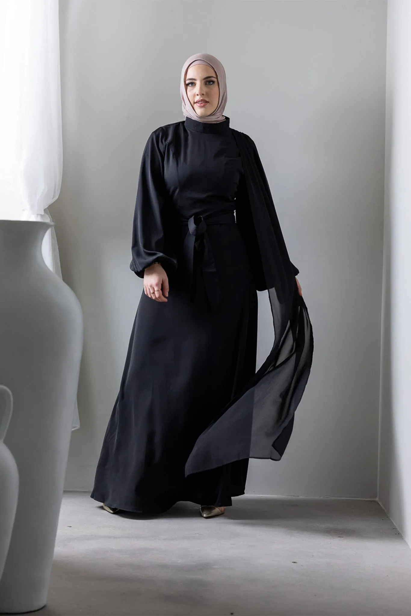 The Crescent Sundar Drape Dress